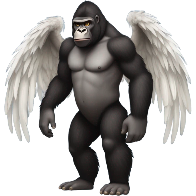 Gorilla with wings emoji