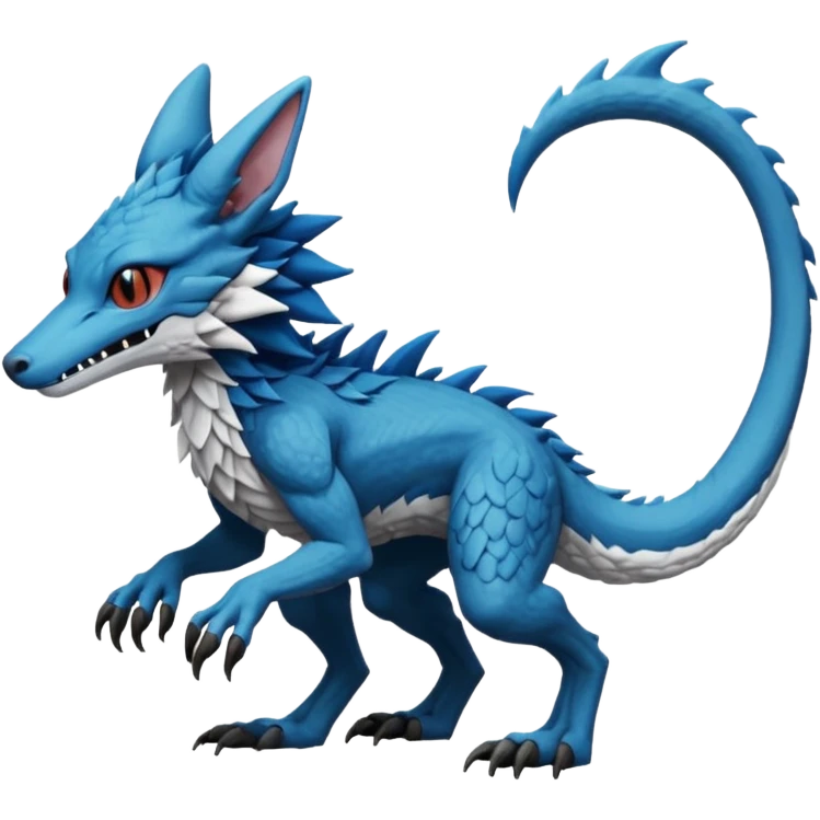 Epic complex detailed aesthetic-scenic-Fakémon-Trico-Sergal-Vernid-creature emoji
