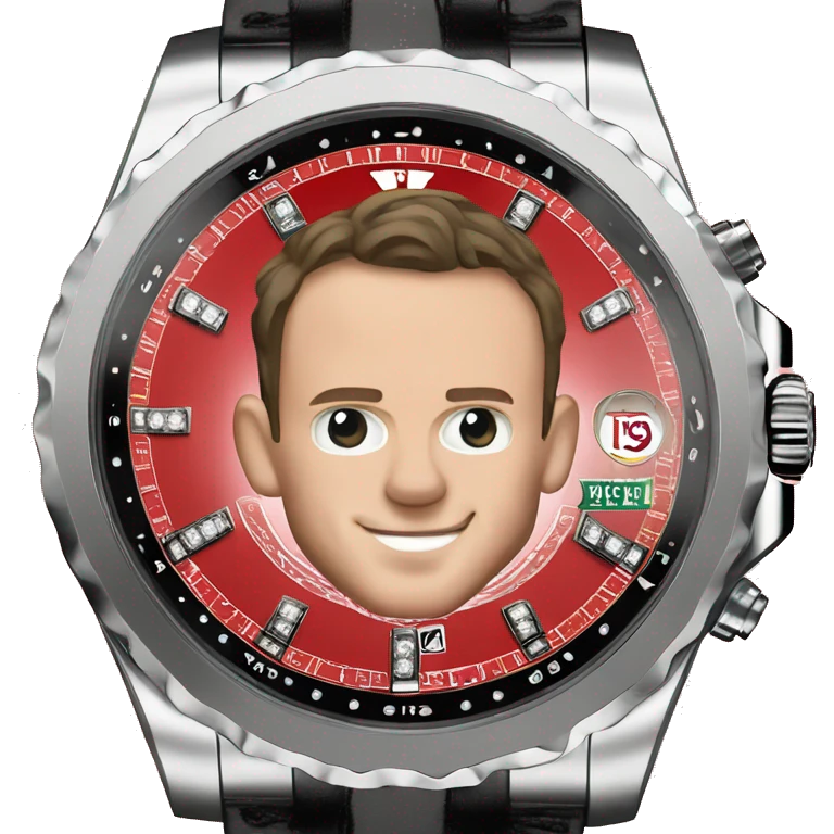 Jonathan Toews as a Rolex watch emoji