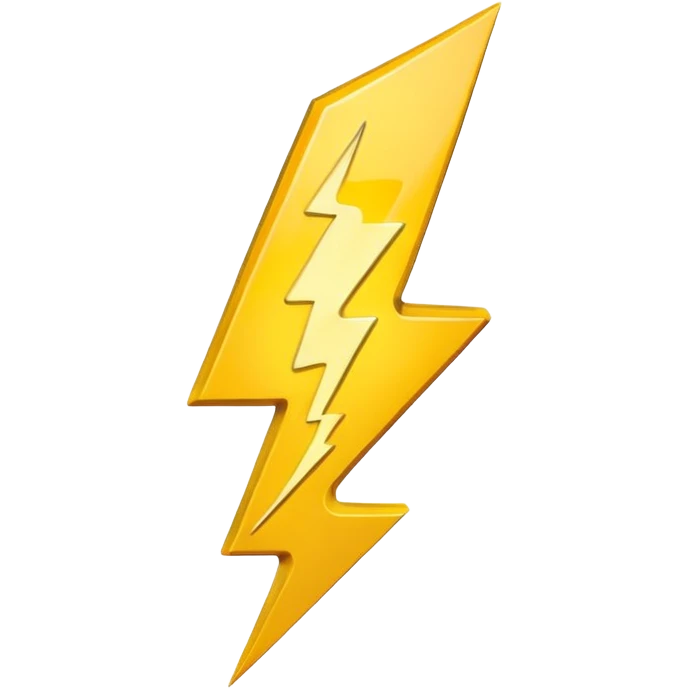 Lightning bolt exclamation mark emoji
