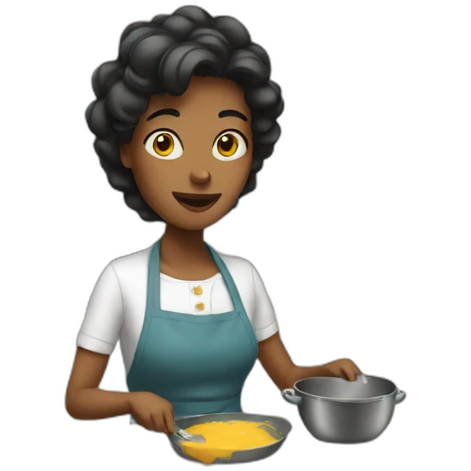Women in the kitchen emoji