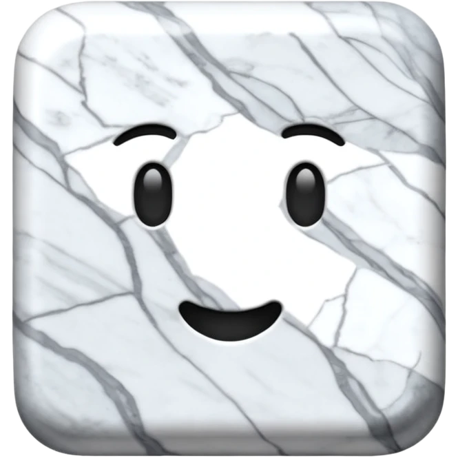 un blocco irreegolare di marmo emoji