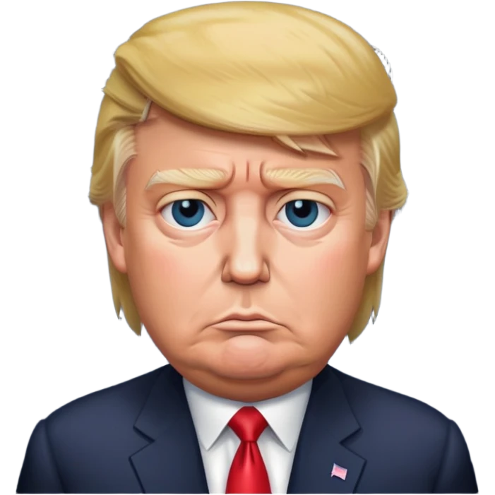 Трамп грустный  emoji