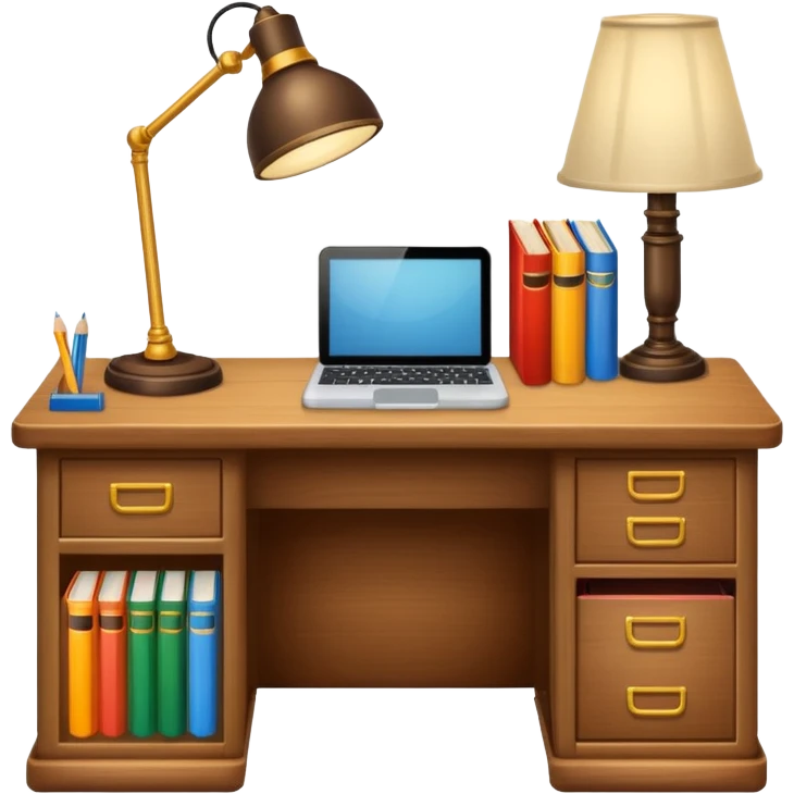 Simple Student Desk emoji
