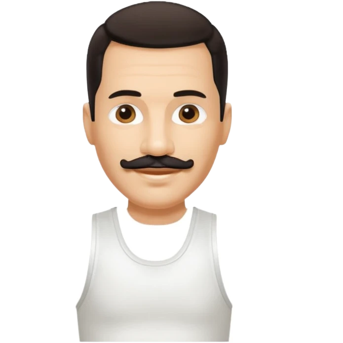 crea un emoji de freddy mercury emoji