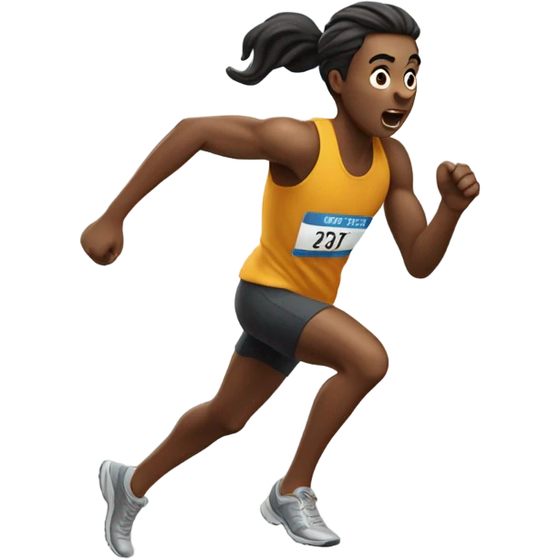 Pooping while running  emoji