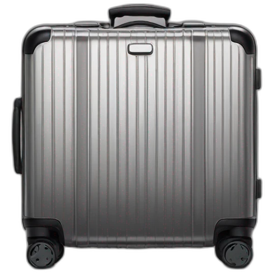 Rimowa black classic cabin emoji