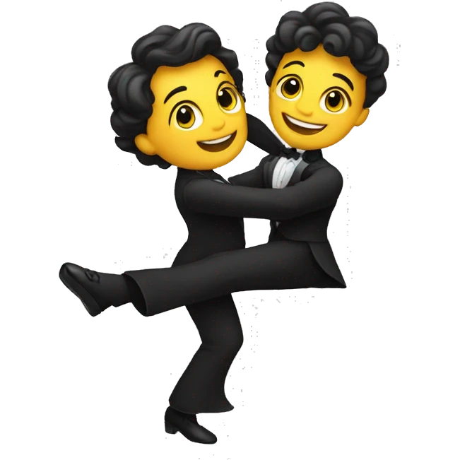 A ballroom dancing  emoji