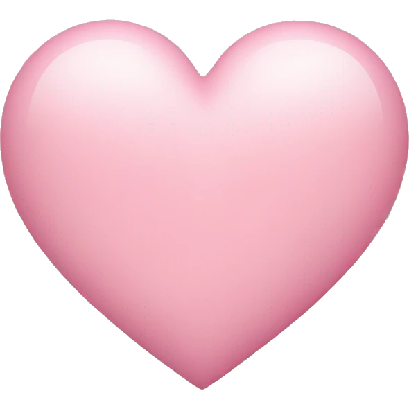 Baby pink heart emoji