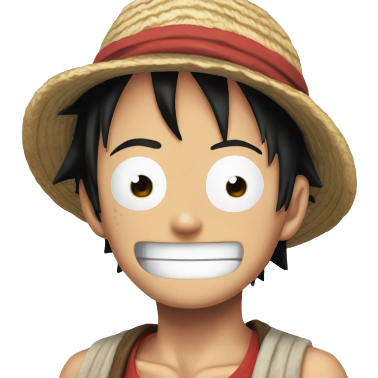 Luffy from one piece emoji