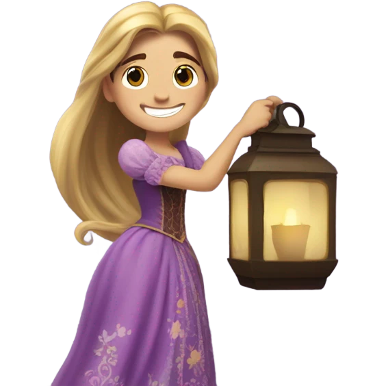 Rapunzel in Disney  emoji