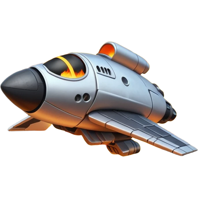 Spaceship blowing up emoji