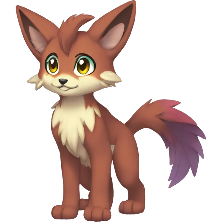 Anthro Sona Fakemon Full Body emoji