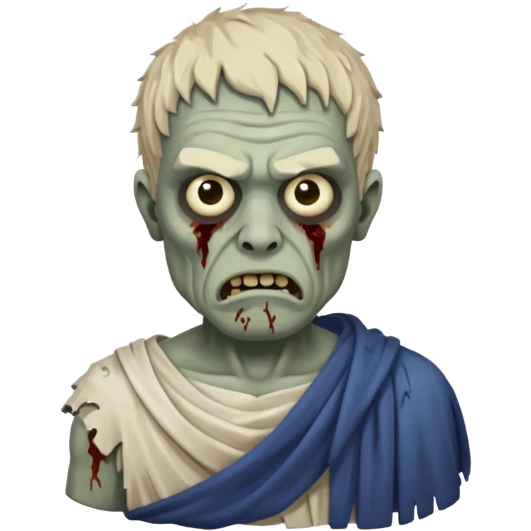 greek ancient zombie man emoji