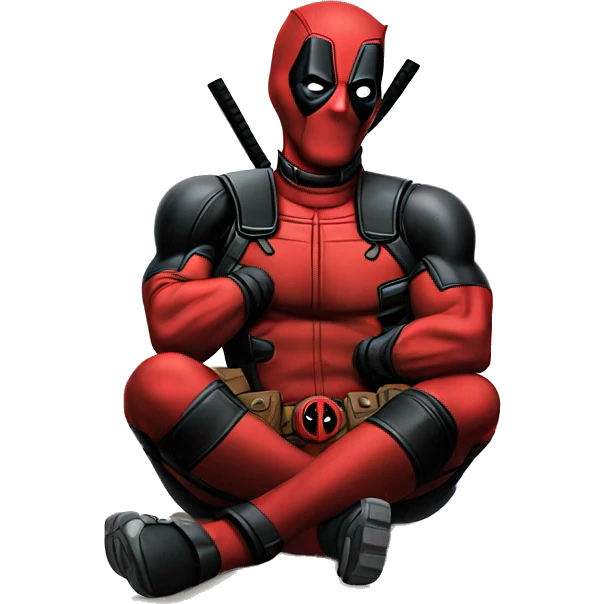 deadpool bored emoji