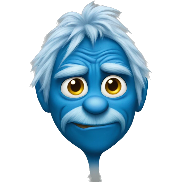 blue grinch emoji