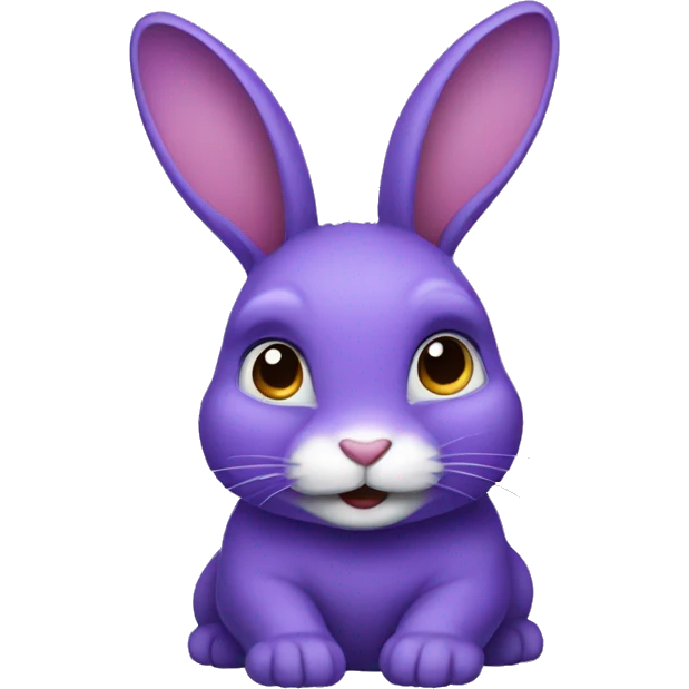 purple rabbit emoji