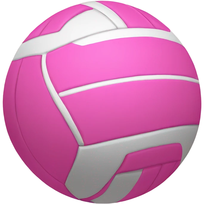 pink volleyball emoji