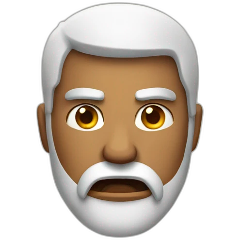 Angry indian man with beard  emoji