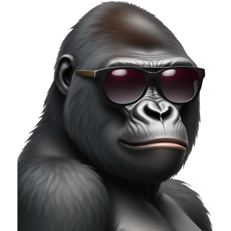 gorilla with sunglasses emoji