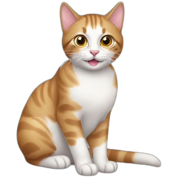Cat fun emoji