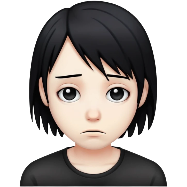 Sad emo emoji