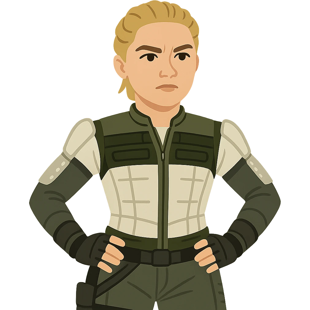 flat toon yelena belova played by florence pugh, marvel emoji