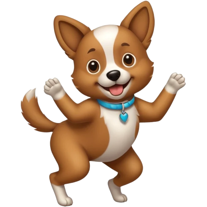 dancing dog emoji