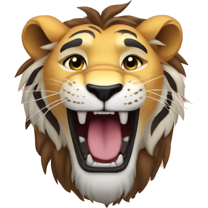 Lion +tigre emoji