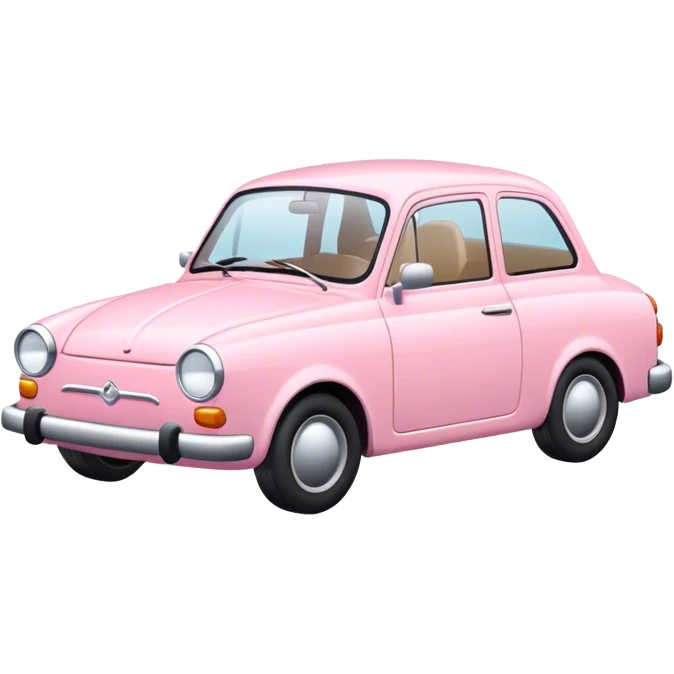 light pink car emoji