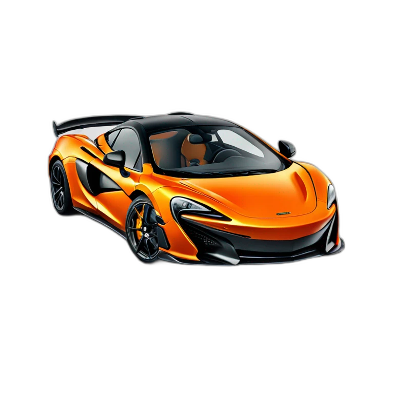 Orange mclaren 650 lt emoji