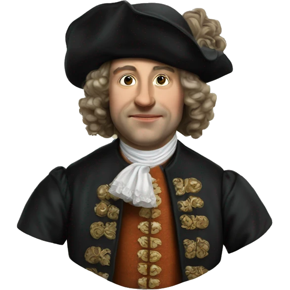 photorealistic england gentelman XVII century emoji