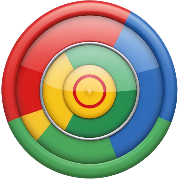 An emoji icon of the Romani flag. Top half blue, bottom half green, with a red 16-spoke chakra wheel in the center. Flat vector style, cute, isolated on white background. emoji