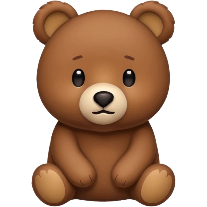line friends brown bear emoji