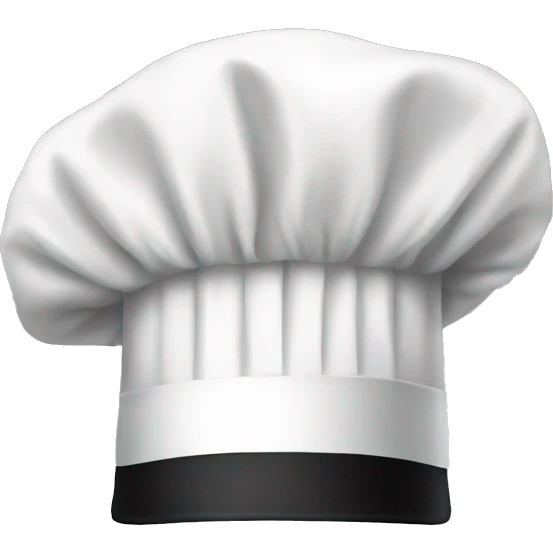 black chefs hat emoji