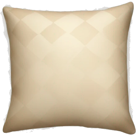 beige and white checkered pillow emoji