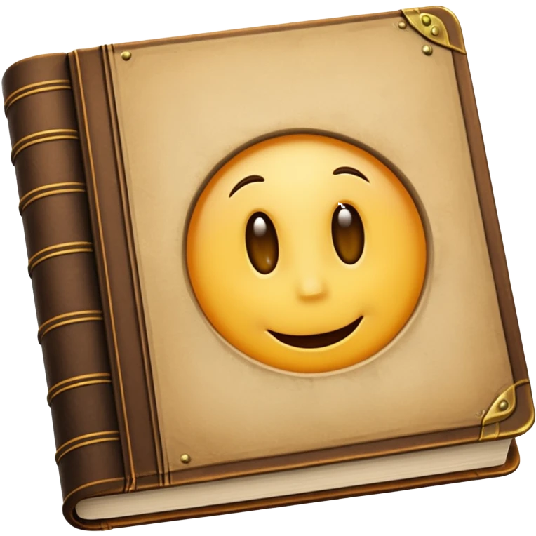 un vecchio libro dimenticato senza facce emoji
