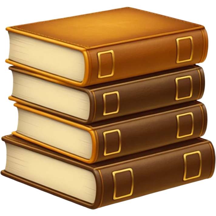 books, golden glow emoji