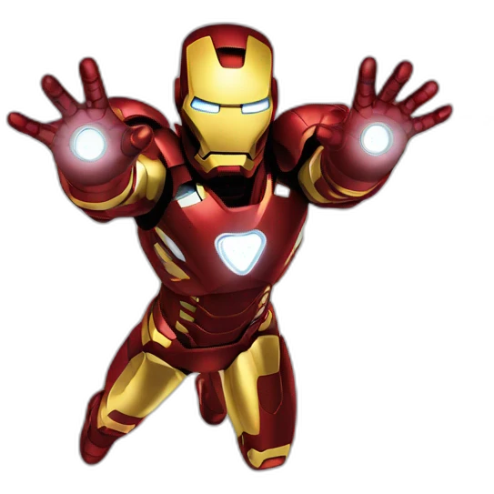Iron man flying emoji