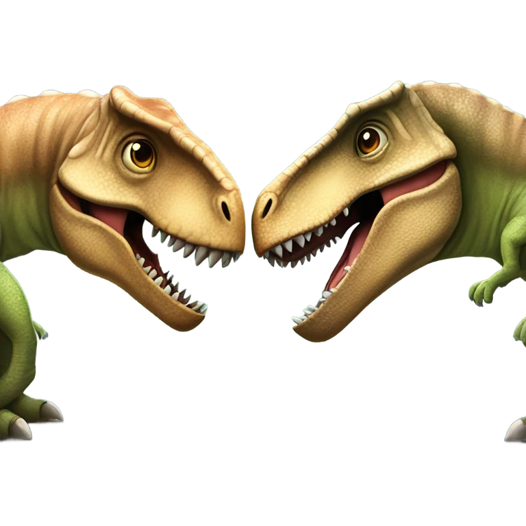 dinosaur in love emoji