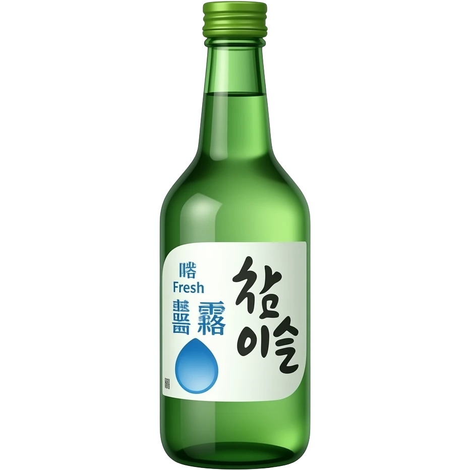 Chamisul fresh soju bottle emoji
