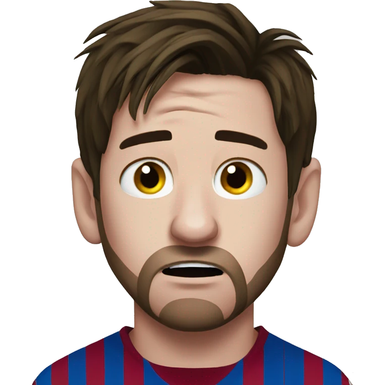 messi crying emoji