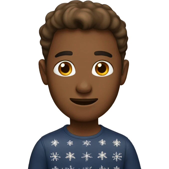 Brown christmas  emoji