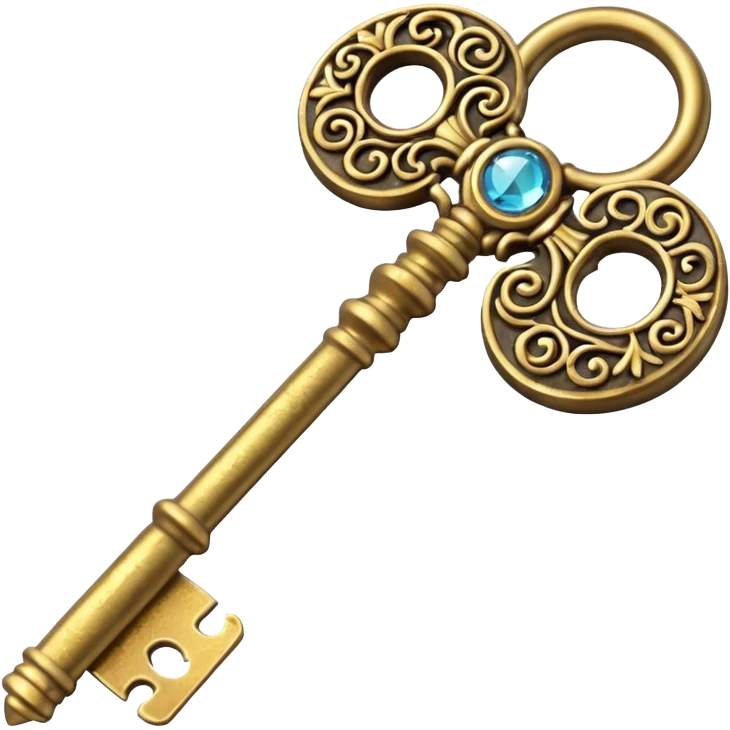 I would like an old gold key, like a magic key to a secret door emoji
