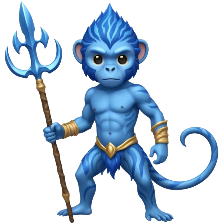 water elemental monkey warior emoji