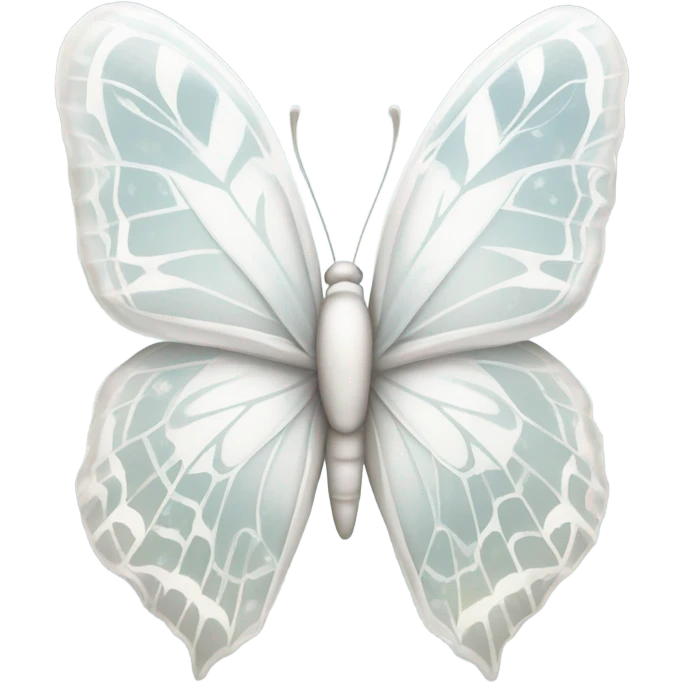White butterfly  emoji