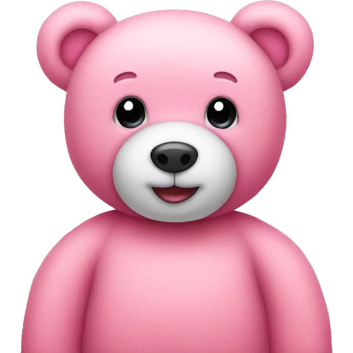 Pink teddy bear  emoji