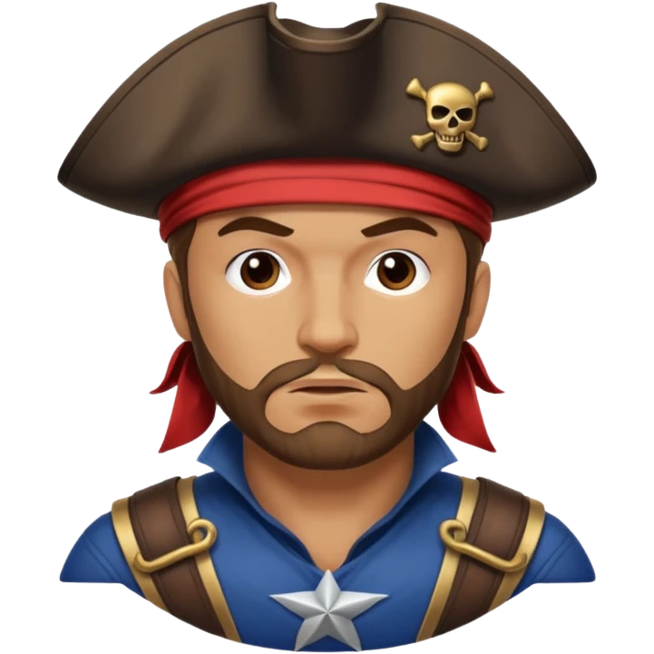 Пират капитан америка emoji