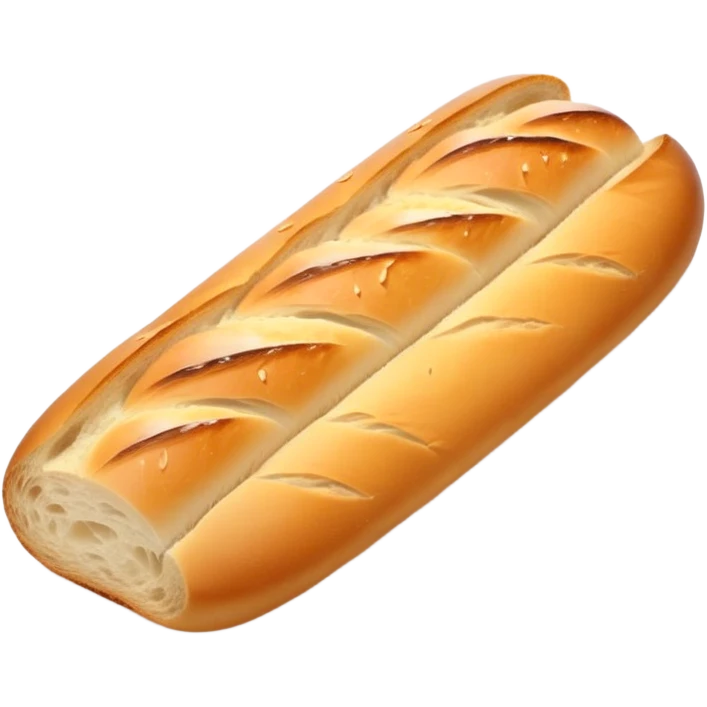 one piece of baguette emoji