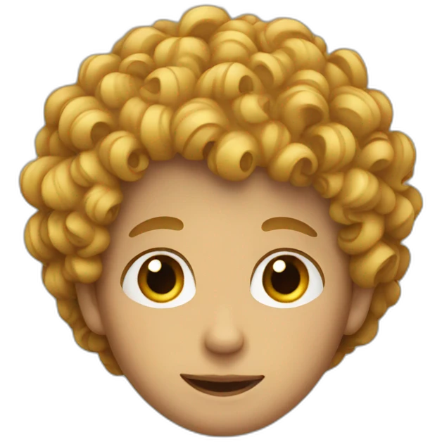 Curly boy emoji